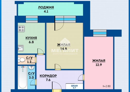 Чистый подъезд. Перед домом свободная парковка, детская площадка.