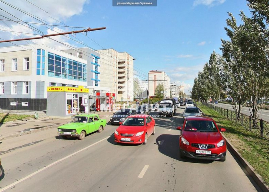 Адрес: ул. Маршала Чуйкова, дом 53 а, Общая площадь: 77 м<sup>2</sup>, Район: Ново-Савиновский