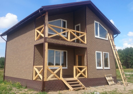 Новый дом в поселке "Русские Саралы", у слияния рек Кама и Мёша!