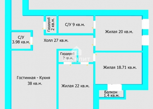 Вахитовский район самый безопасный, делится на 9 частей, наша квартира расположена в самой элитной части города, пересечение частей "Казанский посад" и "Арское поле", которые расположены на холме, идущем от Кремля.