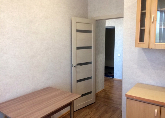 Просторная 1-комнатная квартира в новом доме, чистый подъезд, никогда не сдавалась.