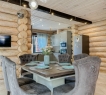 Банный комплекс и терраса с барбекю 63,4 кв.м.<br /><br /><strong><em><span style="text-decoration:underline;">Дом 1-й этаж:</span></em></strong><br />- светлая гостиная 33 кв.м с панорамными окнами и настоящим дровяным камином<br />- просторная кухня-столовая 40 кв.м с выходом на летнюю террасу с видом на лес<br />- спальная комната 19 кв.м<br />- санузел 5,7 кв.м<br />- хозяйственный блок, подгреб для хранения консерванции<br />- котельная со всеми коммуникациями<br />- лестница на 2-й этаж – массив дуба<br />- двери – массив сосны<br />- полы – керамогранит в системе "теплый пол"<br />- погреб<br /><br /><span style="text-decoration:underline;"><em><strong>Дом 2-й этаж:</strong></em></span><br />- мастер-спальня 30 кв.м с панорамными окнами, с выходом на балкон, со своим санузлом 7,8 кв.м с мансардным окном<br />- 2 детские спальни по 18 кв.м, одна из которых с балконом<br />- детская игровая комната 21 кв.м с мансардным окном<br />- дополнительный санузел 7,4 кв.м<br />- 2 гардеробные комнаты<br /><br /><span style="text-decoration:underline;"><strong><em>Банный комплекс:</em></strong></span><br />- парная и душевая<br />- комната отдыха<br />- санузел<br />- гостевая комната на мансардном этаже<br />- полы – керамогранит в системе «теплый пол»<br />Рядом терраса с барбекю.