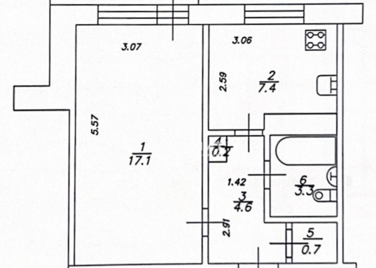 <strong>Купить квартиру в центре Ново-Савиновского района г. Казани </strong><br /><br />В продаже уютная квартира в Ново-Савиновской районе Казани  по адресу ул.Чуйкова, 25А.