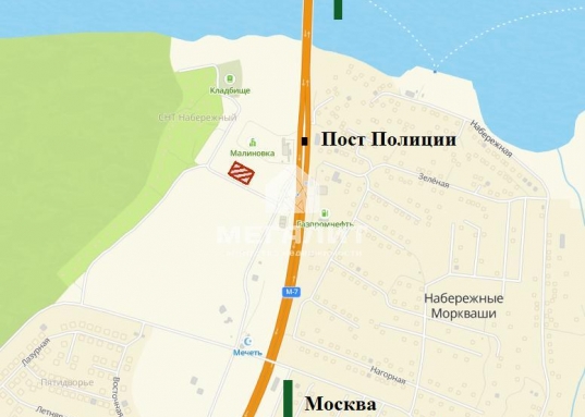 Адрес: ул. -, дом 1, Поселок: Набережные Моркваши, Общая площадь: 1 500 м<sup>2</sup>, Район: Верхнеуслонский