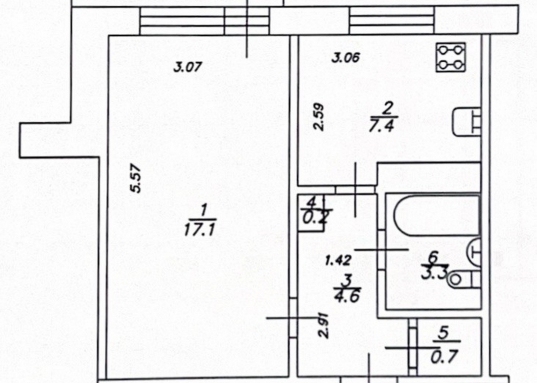 <strong>Купить квартиру в центре Ново-Савиновского района г. Казани </strong><br /><br />В продаже уютная квартира в Ново-Савиновской районе Казани  по адресу ул.Чуйкова, 25А.