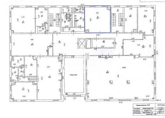 Адрес: ул. Петербургская, дом 37, Общая площадь: 36,1 м<sup>2</sup>, Район: Вахитовский