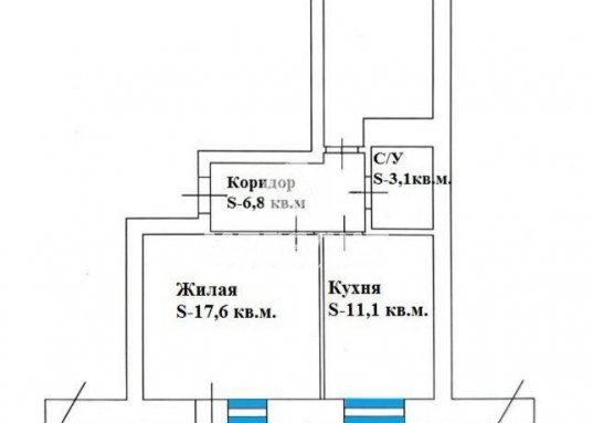 2х комнатная квартира в ЖК "Южный парк"