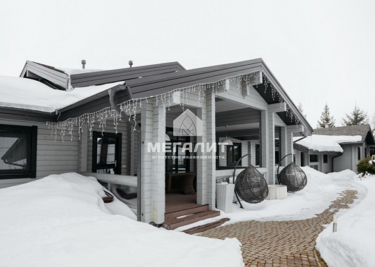 Современный 1-этажный дом в Лаишевском районе Нармонское сельское поселение  вблизи р.