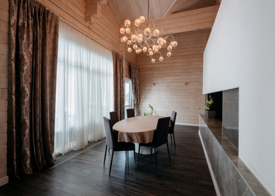 Современный 1-этажный дом в Лаишевском районе Нармонское сельское поселение  вблизи р.