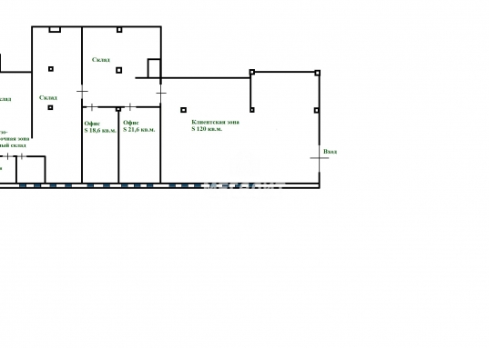 Адрес: ул. Родины, дом 7, Общая площадь: 358,5 м<sup>2</sup>, Район: Советский