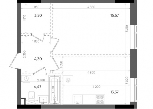 Он сочетает уют и многофункциональность общественных пространств, оригинальные архитектурные решения и тщательно продуманное благоустройство.<br /><br />Потолки от 3 м, ароматы цветов и японский сад камней во дворе, зимний сад и звуки музыки в лобби, лайфворкинг и кинозал – элегантные штрихи, которые добавят изюминку в вашу жизнь.<br /><br />Рядом расположены 2 детских сада, 4 школы, спортивные залы, Горкинско-Ометьевский лес, Казанский ипподром, ТРЦ «МЕГА» и ТЦ «Южный» и многое другое.<br />Срок сдачи дома 2 квартал 2026 года.<br />​​​​​​​<br />Рядом расположены улицы: пр.