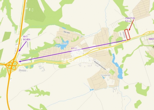 Предлагаю рассмотреть вариант покупки земельного участка в Кощаковском сельском поселении Пестречинского муниципального района Республики Татарстан.<br /><br />Лот состоит из 5 смежных участков общей площадью 5.7 га.